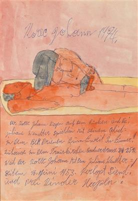"Der Korec Johann Liegen auf dem Rücken and Die Julyane Wendtner spielen..."