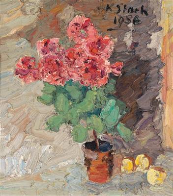 "Red begonias"