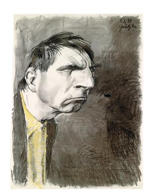 Portrait of Johannes Grutzke: Self-portrait