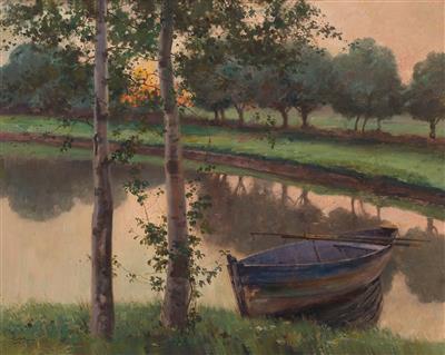"Abend am Weiher" ("Evening at the pond")