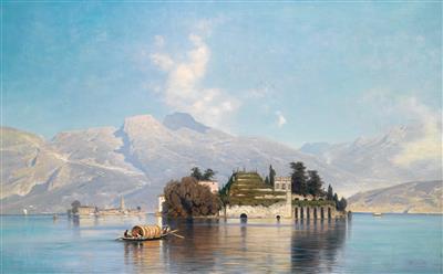 Sample artwork by Ascan Lutteroth (1842 - 1923), known for landscape and figure paintings - View similar artists and auction records