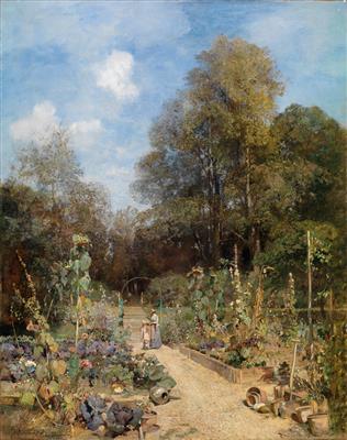 Garden in Plankenberg by Emil Jakob Schindler - Auction record, sale price, and art valuation. Compare with similar artists and explore comparable artworks.