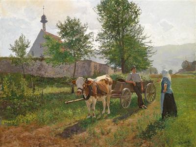 Chatting in the Country Lane