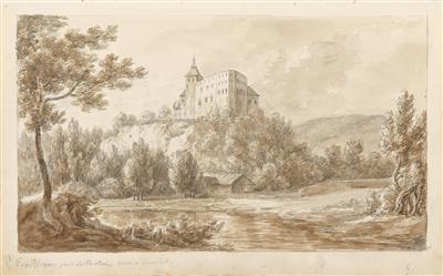 A view of Ernstbrunn Castle in Lower Austria