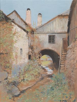 Houses in Dürnstein, 2 sheets