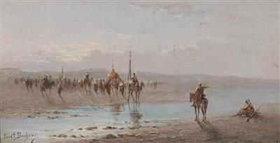 "Passage d'un ché sur le Cheliff Algérie