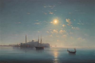 Venetian Scene in the Moonlight by Vachakan Ispiryan - Auction record, sale price, and art valuation. Compare with similar artists and explore comparable artworks.