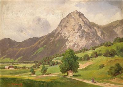 View of the Stoderzinken near Gröbming in Styria