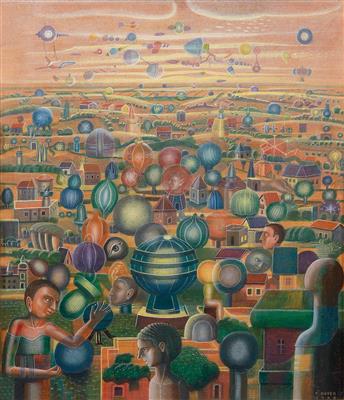 Sample artwork by Franz Bayer (Born 1932), known for painting - View similar artists and auction records
