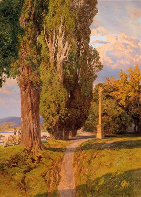 Scene at dusk by Leopold Rothaug - Auction record, sale price, and art valuation. Compare with similar artists and explore comparable artworks.