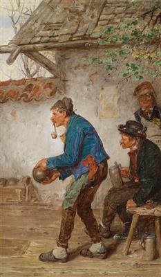 A Game of Bowls by Hugo Kotschenreiter - Auction record, sale price, and art valuation. Compare with similar artists and explore comparable artworks.