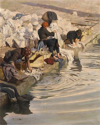 Washerwomen in Pallanza, Lago Maggiore