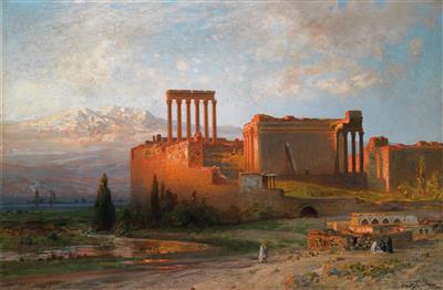 "Baalbeck in the Lebanon" by Ernst Karl Eugen Koerner - Auction record, sale price, and art valuation. Compare with similar artists and explore comparable artworks.