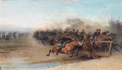 Cadets of the Nikolaevsky Engineering Academy on Manoeuvre