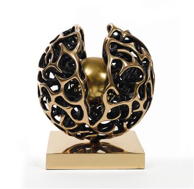 Sample artwork by Gianfranco Meggiato (Born 1963), known for biomorphic, symbolic, abstract sculpture - View similar artists and auction records