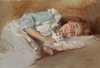 Sample artwork by Horazio Gaigher (1870 - 1938), known for painting - View similar artists and auction records