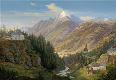 "View of Wildbad Gastein with the Gamskarkogel"