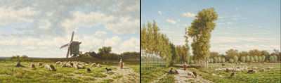 LANDSCHAPPEN MET SCHAAPHERDER by Johan Nicolaas Van Lokhorst - Auction record, sale price, and art valuation. Compare with similar artists and explore comparable artworks.