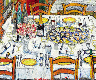 STILLEVEN MET OESTERS - NATURE MORTE AUX HUITRES (1960)