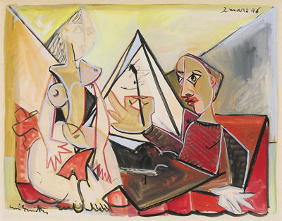 UNTITLED (PAINTER AND MODEL) (1946)