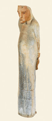 'O CREGO' (THE PRIEST) 1984 by Francisco Leiro - Auction record, sale price, and art valuation. Compare with similar artists and explore comparable artworks.