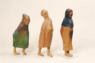 TROIS PERSONNAGES (1984) by Francisco Leiro - Auction record, sale price, and art valuation. Compare with similar artists and explore comparable artworks.