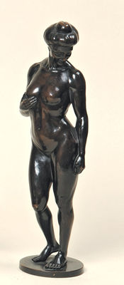 STEHENDER FRAUENAKT (CA. 1900-1910) by Arthur Imanuel Lowental - Auction record, sale price, and art valuation. Compare with similar artists and explore comparable artworks.
