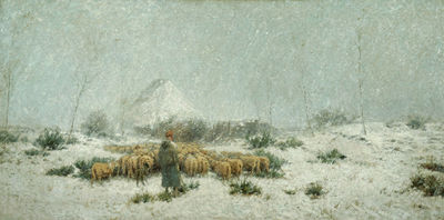 FEMALE SHEPHERD (CA. 1885)