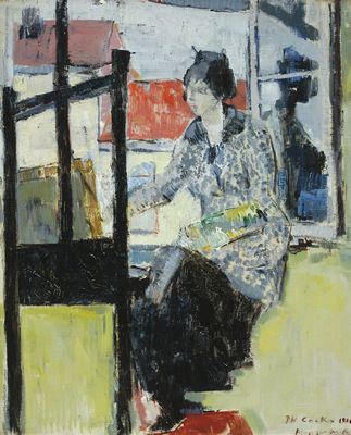 PAINTING WOMAN (1918) by Philibert Cockx - Auction record, sale price, and art valuation. Compare with similar artists and explore comparable artworks.