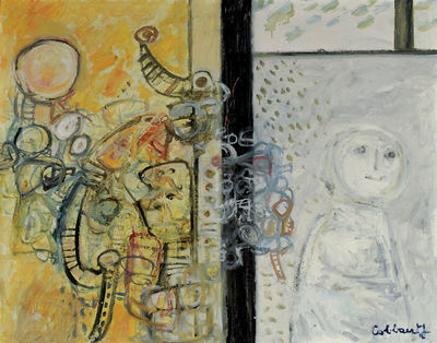 COMPOSITIE MET FIGUUR