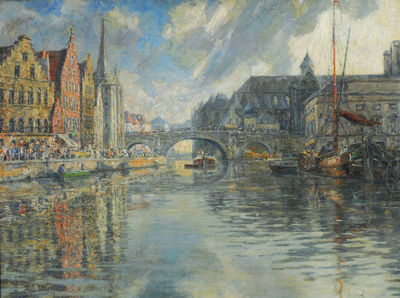 THE LEIE AND THE GRASLEI AT GHENT
