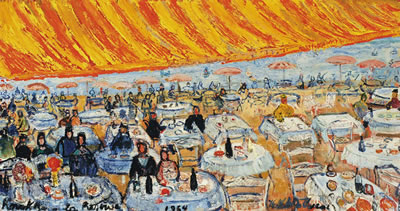 THE TERRACE OF LA RÉSERVE IN KNOKKE