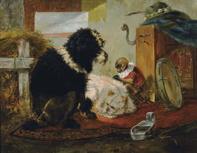 AFTER A HARD DAY'S WORK - APRÈS UNE DURE JOURNÉE DE LABEUR