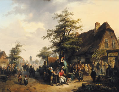 Sample artwork by Florent Crabeels (1829 - 1896), known for painting - View similar artists and auction records