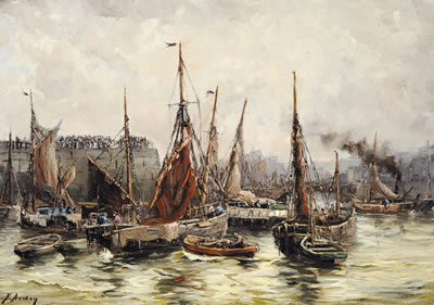 LE PORT by Henri Arden - Auction record, sale price, and art valuation. Compare with similar artists and explore comparable artworks.