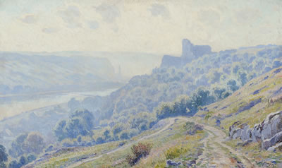 BORD DE LA MEUSE, CHÂTEAU DE BOUVIGNES, PRÈS DE DINANT