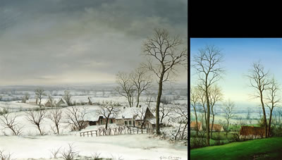 WINTERLANDSCHAP - LENTE