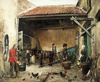 Sample artwork by Piet Verhaert (1852 - 1908), known for painting - View similar artists and auction records