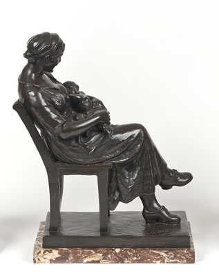 MOEDERSCHAP - LA MATERNITÉ by Oscar Laurent De Beul - Auction record, sale price, and art valuation. Compare with similar artists and explore comparable artworks.