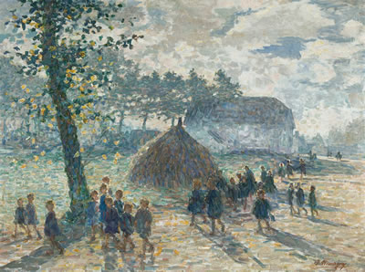KINDEREN OP DE TERUGWEG VAN SCHOOL