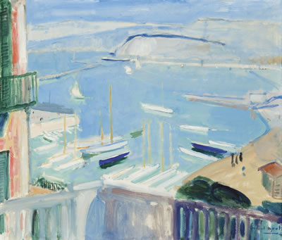 PORT DE PLAISANCE À LA MÉDITERRANÉE by Armand Adrien Marie Apol - Auction record, sale price, and art valuation. Compare with similar artists and explore comparable artworks.