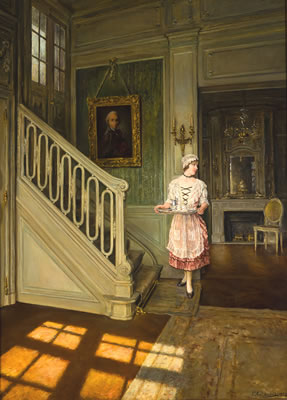 DE KAMERJUFFER - LA SOUBRETTE by Victor Anthonis - Auction record, sale price, and art valuation. Compare with similar artists and explore comparable artworks.