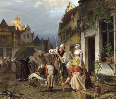 AFTER THE THUNDERSTORM - APRÈS L'ORAGE by Jan David Col - Auction record, sale price, and art valuation. Compare with similar artists and explore comparable artworks.