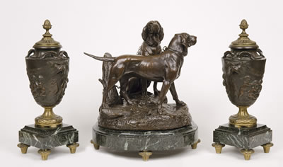 CHIENS SOUS BOIS by Léon Bureau - Auction record, sale price, and art valuation. Compare with similar artists and explore comparable artworks.