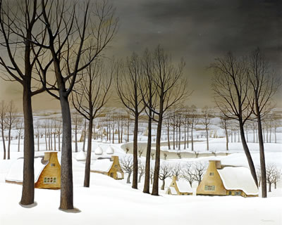 WINTERLANDSCHAP by Armand Tavernier - Auction record, sale price, and art valuation. Compare with similar artists and explore comparable artworks.