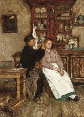 Sample artwork by Willem Linnig II (1849 - 1890), known for painting - View similar artists and auction records