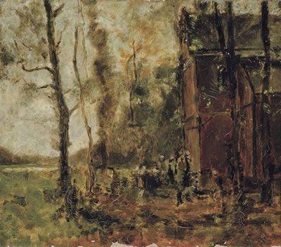 LA MESSE DE SAINT-HUBERT À TERVUEREN (ESQUISSE) by Hippolyte Boulenger - Auction record, sale price, and art valuation. Compare with similar artists and explore comparable artworks.