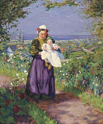 BRETONNE AVEC ENFANT