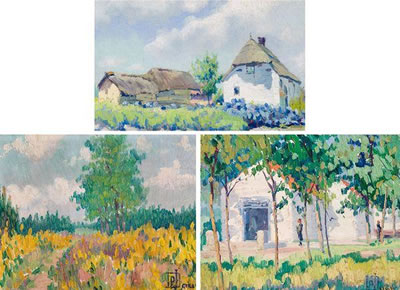 L'église blanche - été - Hof Den Hese