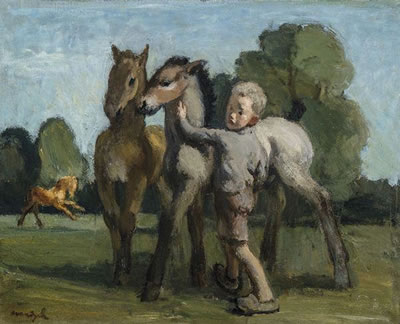 Franske avec poulains